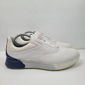 Ecco S - There Performance Men's White & Blue Golf Sneakers US Size 10-10.5